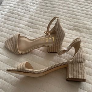 Striped sneaks with heel